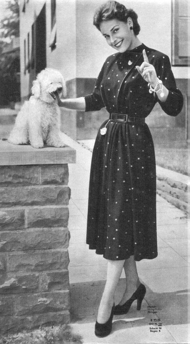 1950's hose and hairstyle